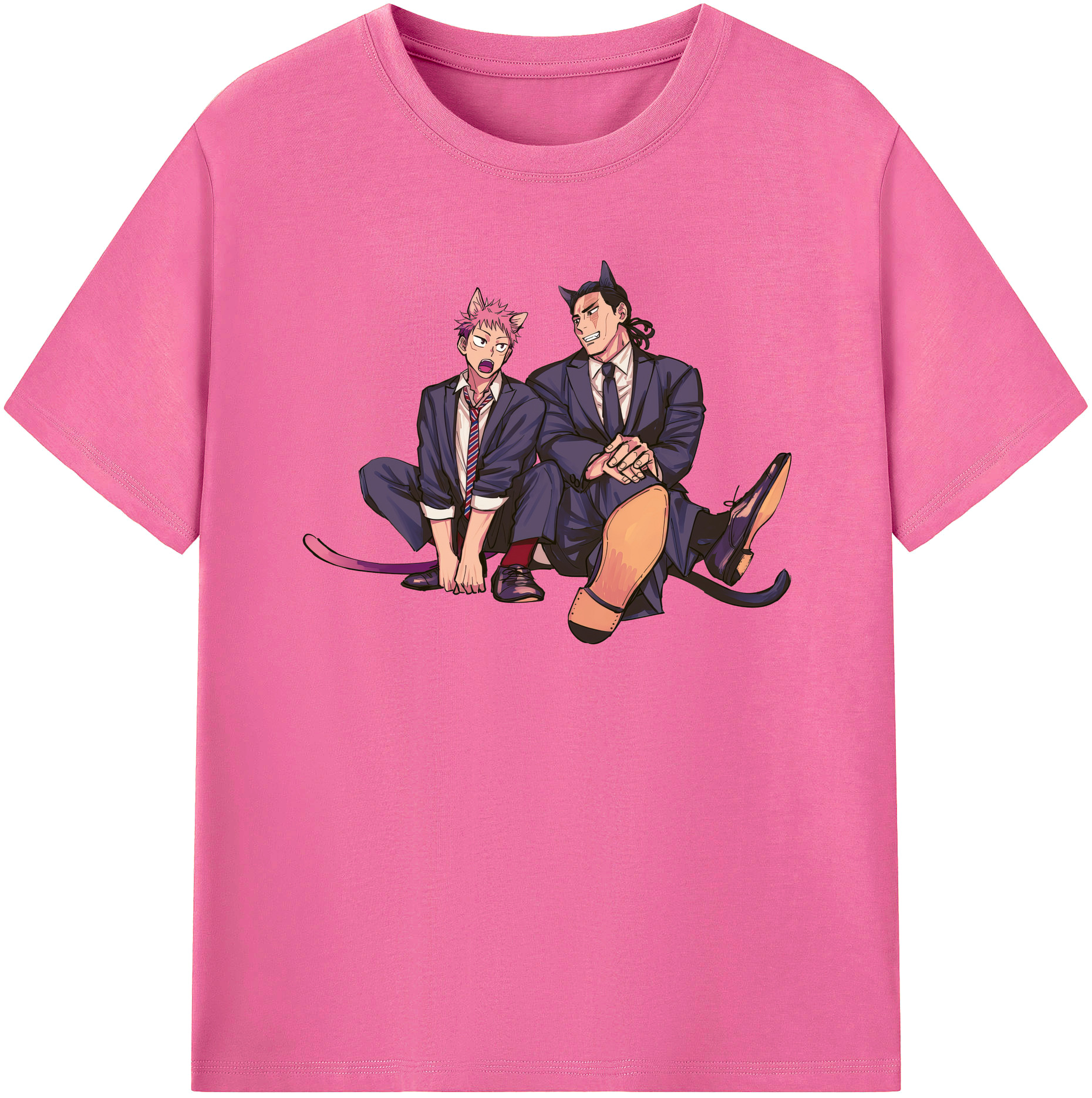 （画像用） 呪術廻戦 Jujutsu Kaisen レディースカジュアルプリントTシャツ（綿100％）